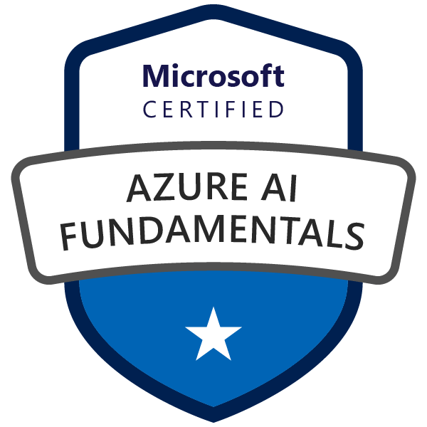 Azure AI Fundamentals Certificate