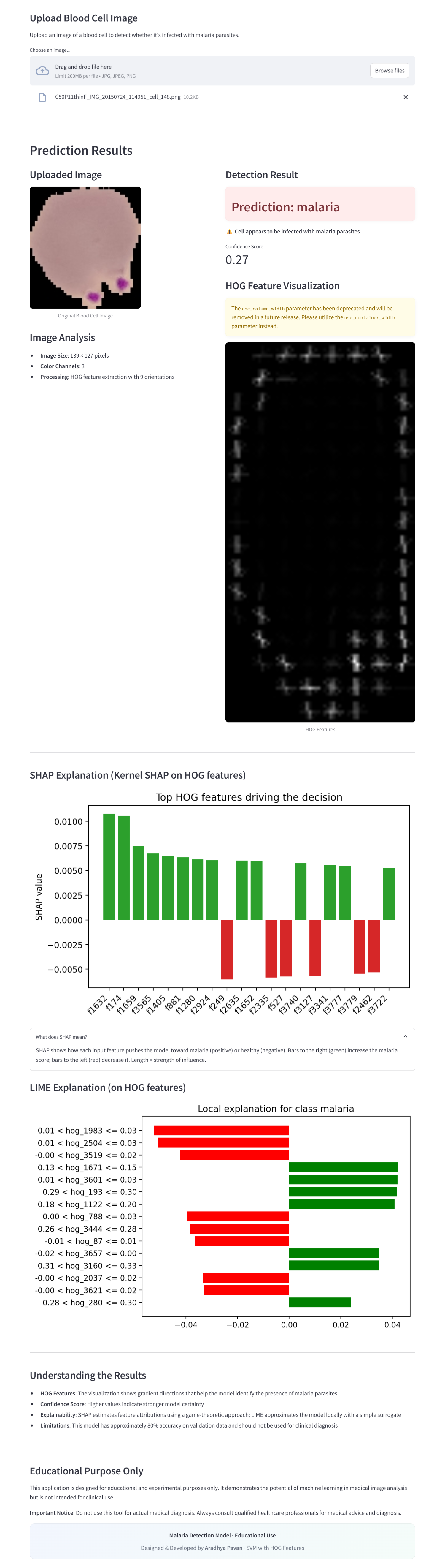 Results with AI Explainability